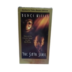 The Sixth Sense VHS (1999) – Bruce Willis | Horror/Mystery Classic